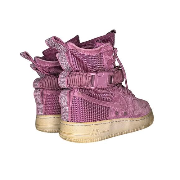 Nike SF Air Force 1 Vintage Wine Womens Sneaker Shoes Size 7 AJ1700-600 - Picture 4 of 6